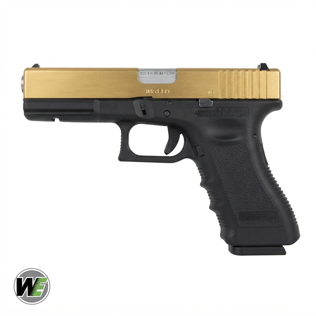 We Glock 17 Gen3 Titanium Gold Airsoft Tabanca